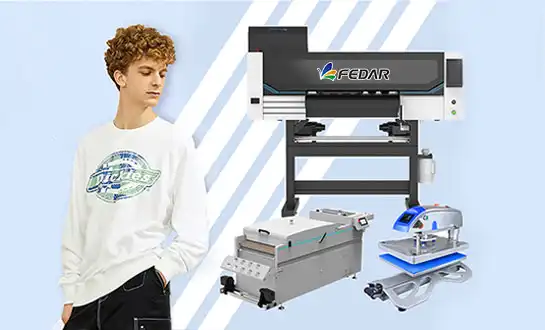 60cm DTF Printer for Versatile Garment and Fabric Applications